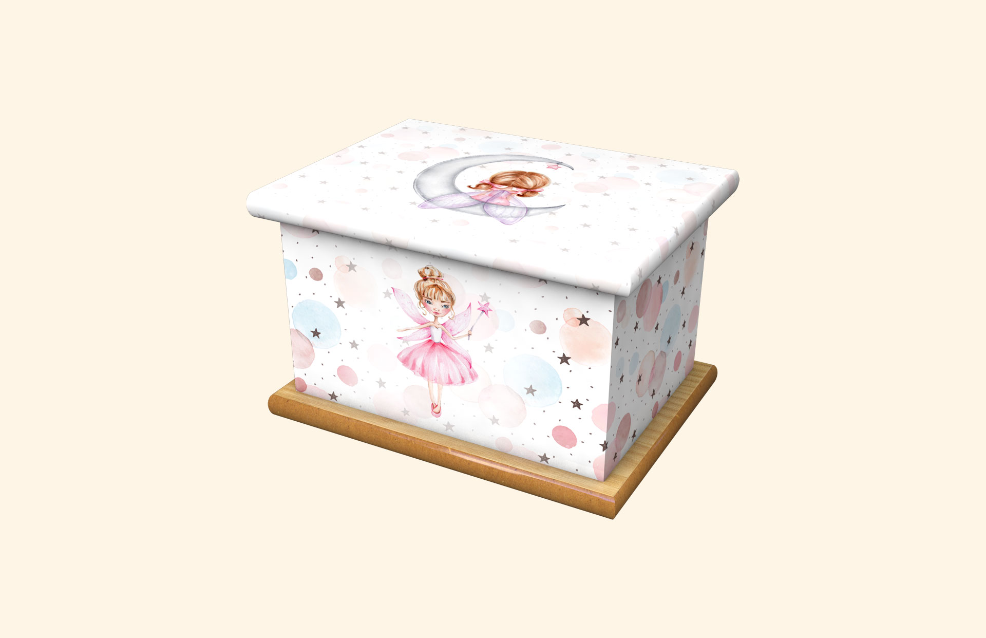 New Fairy in the Sky child ashes casket